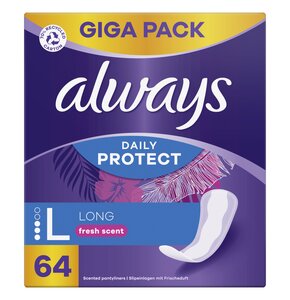 Wkładki higieniczne ALWAYS Daily Protect Long (64 sztuki)