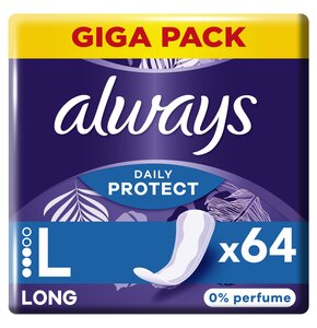 Wkładki higieniczne ALWAYS Daily Protect Long (64 sztuki)