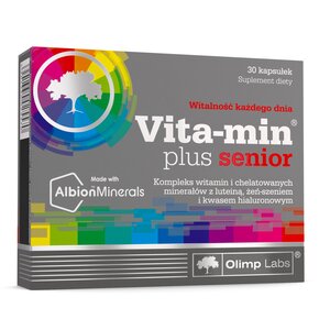 Kompleks witamin i minerałów OLIMP Vita-min Plus Senior (30 kapsułek)