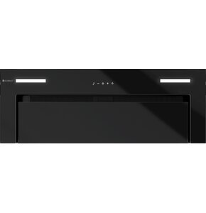 Okap GLOBALO Gingero 80.2 H2H Czarne szkło 425m3/h 60dB klasa B