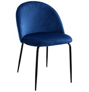 Krzesło EHOKERY Fargo Velvet Granatowy (2 szt.)