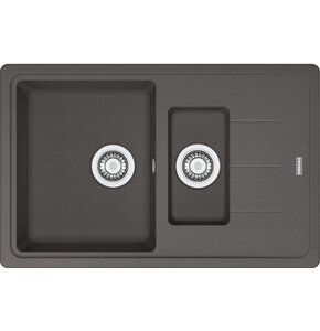 Zlewozmywak półtorakomorowy z ociekaczem FRANKE Basis BFG 651-78 114.0716.319 Łupkowy szary 50x78