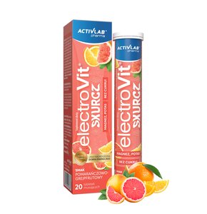 Elektrolity ACTIVLAB Skurcz Pomarańczowo-grejpfrutowy (20 tabletek)
