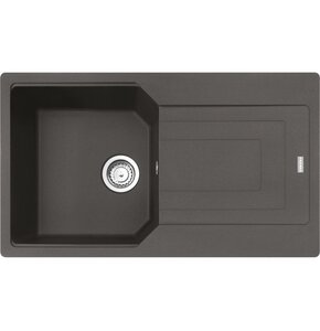Zlewozmywak jednokomorowy z ociekaczem FRANKE Urban UBG 611-86 114.0716.365 Łupkowy szary 50x86