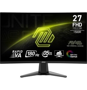 Monitor MSI MAG 27C6F 27" 1920x1080px 180Hz 0.5 ms [GTG] Curved
