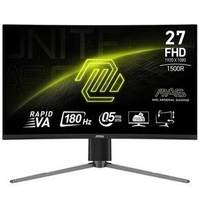 Monitor MSI MAG 27C6PF 27” 1920x1080px 180Hz 0.5ms [GTG] Curved