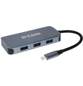 Hub D-LINK DUB-2335 USB Typu C, Pasywny