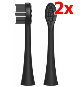 Oryginalna końcówka do szczoteczki sonicznej FEELO Pro Standard Czarny (2 szt.) (Wypustki do czyszczenia języka)