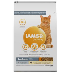 Karma dla kota IAMS For Vitality Indoor Kurczak 10 kg