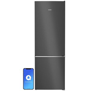 Lodówka SIEMENS KG49NSBBF No Frost 203cm Czarne satynowe szkło