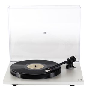 Gramofon REGA Planar 1 Biały, Manualny, Napęd paskowy, Wkładka Rega, Pokrywa w zestawie, Prędkość odtw. 33 1/3, 45 obr./min