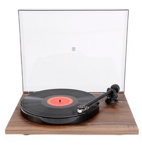Gramofon REGA Planar 1 Orzech,  Manualny, Napęd paskowy, Wkładka Rega, Pokrywa w zestawie, Prędkość odtw. 33 1/3,45 obr./min