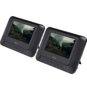 Przenośny odtwarzacz DVD DENVER MTW-793 (dwa ekrany) Czarny