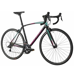 Rower szosowy FONDRIEST Eagle 1.0 D20 28 cali Czarno-różowo-seledynowy