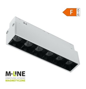 Reflektor szynowy DPM M-Line MTL-SPL-6W-W Biały