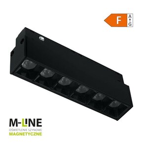 Reflektor szynowy DPM M-Line MTL-SPL-6W-B Czarny