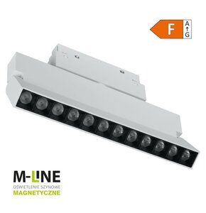 Reflektor szynowy DPM M-Line MTL-ZDSP-12W-W Biały