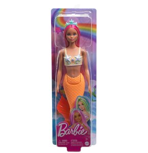 Lalka Barbie Syrenka Pomarańczowy ogon HRR05