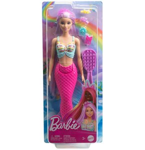 Lalka Barbie Syrenka Długie włosy HRR00