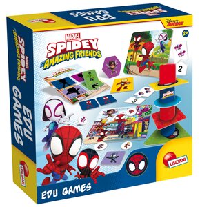 Zestaw gier LISCIANI Marvel Spidey i jego niesamowici przyjaciele Kolekcja gier edukacyjnych 304-99146