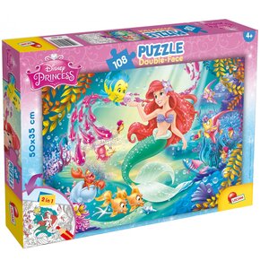 Puzzle LISCIANI Disney Princess Mała syrenka 304-48069 (108 elementów)