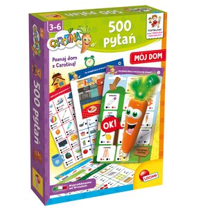 Gra edukacyjna LISCIANI Carotina 500 pytań Mój dom 304-PL106721