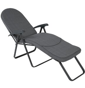 Poduszka na leżak PATIO Modena Oval H024-07PB Antracytowo-szary