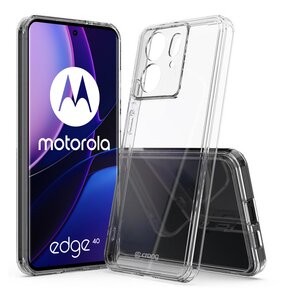 Etui CRONG Crystal Shield Cover do Motorola Edge 40 Przezroczysty