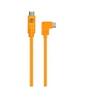 Kabel do tetheringu USB-C - USB-C TETHER TOOLS Pro 0.5 m 10 Gb/s Pomarańczowy
