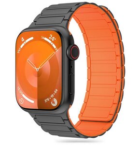 Pasek TECH-PROTECT IconBand Magnetic do Apple Watch 4/5/6/7/8/9/SE/Ultra (42/44/45/49mm) Szaro-pomarańczowy