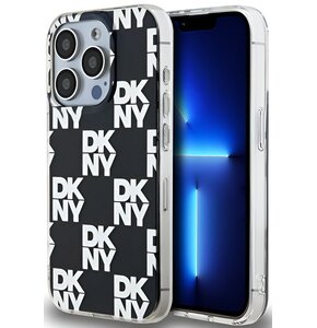 Etui DKNY IML Checkered Mono Pattern do Apple iPhone 15 Pro Max Czarny