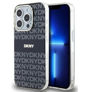 Etui DKNY IML Mono & Stripe MagSafe do Apple iPhone 15 Pro Max Czarny