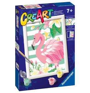 Malowanie po numerach RAVENSBURGER CreArt Różowy flaming 28929