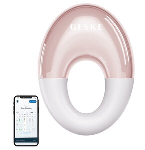 Masażer do oczu GESKE Cool & Warm 7w1 Biało - różowy