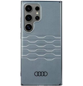 Etui AUDI IML Geometric Pattern do Samsung Galaxy S24 Ultra Szary