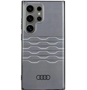 Etui AUDI IML Geometric Pattern do Samsung Galaxy S24 Ultra Czarny