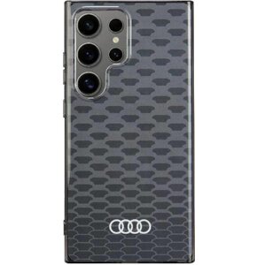 Etui AUDI IML Stitching Pattern MagSafe do Samsung Galaxy S24 Ultra Czarny