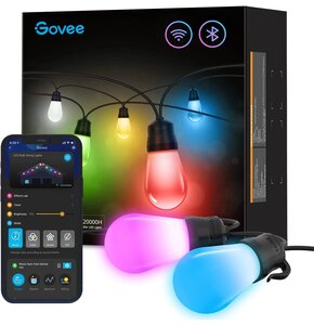 Grilanda ogrodowa GOVEE H7020 RGBW 48FT Outdoor string light Wi-Fi/Bluetooth