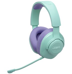Słuchawki JBL Quantum 360 Bezprzewodowe, Nauszne, Dźwięk przestrzenny Niebieski