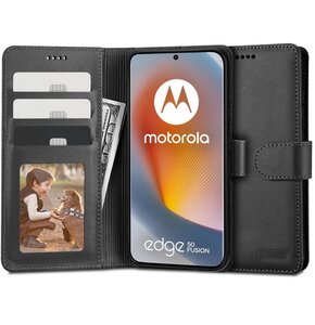 Etui TECH-PROTECT Wallet do Motorola Edge 50 Fusion 5G Czarny