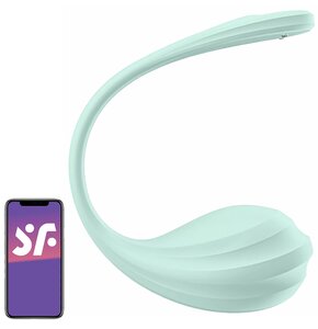 SATISFYER SMOOTH PETAL Masażer Punktu G dla Par z Wibracją i Aplikacją Miętowy