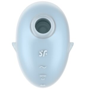 SATISFYER CUTIE GHOST Bezdotykowy Masażer Łechtaczki Jasnoniebieski