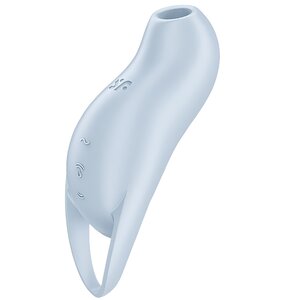 SATISFYER POCKET PRO 1 Masażer Bezdotykowy Łechaczki z Wibracją  Niebieski