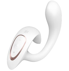 SATISFYER G FOR GODDESS 1 Masażer Punktu G z Wibracją  Biały