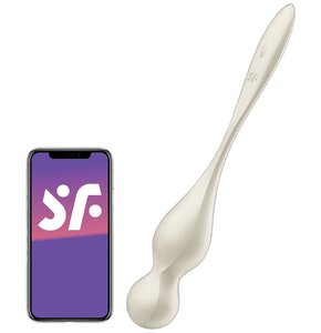 SATISFYER LOVE BIRDS 1 Kulki Do Ćwiczenia Mięśni Kegla Białe