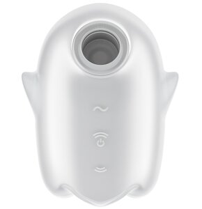SATISFYER GLOWING GHOST Bezdotykowy Masażer Łechtaczki Biały
