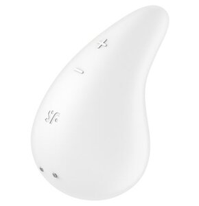 SATISFYER DEW DROP Wibrator Łechtaczkowy Wodoodporny Biały