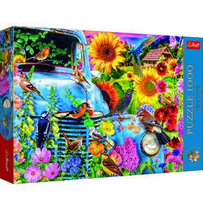 Puzzle TREFL Premium Plus Quality Tea Time Wiejska sielanka Śpiewające ptaki 10848 (1000 elementów)