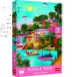 Puzzle TREFL Premium Plus Quality The Art Of Colour Siros, Grecja 10893 (1000 elementów)