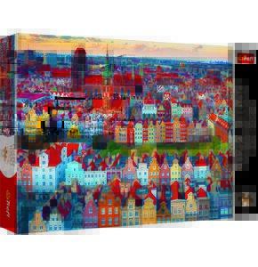 Puzzle TREFL Premium Plus Quality Widok Na Gdańsk Polska 10856 (1000 elementów)